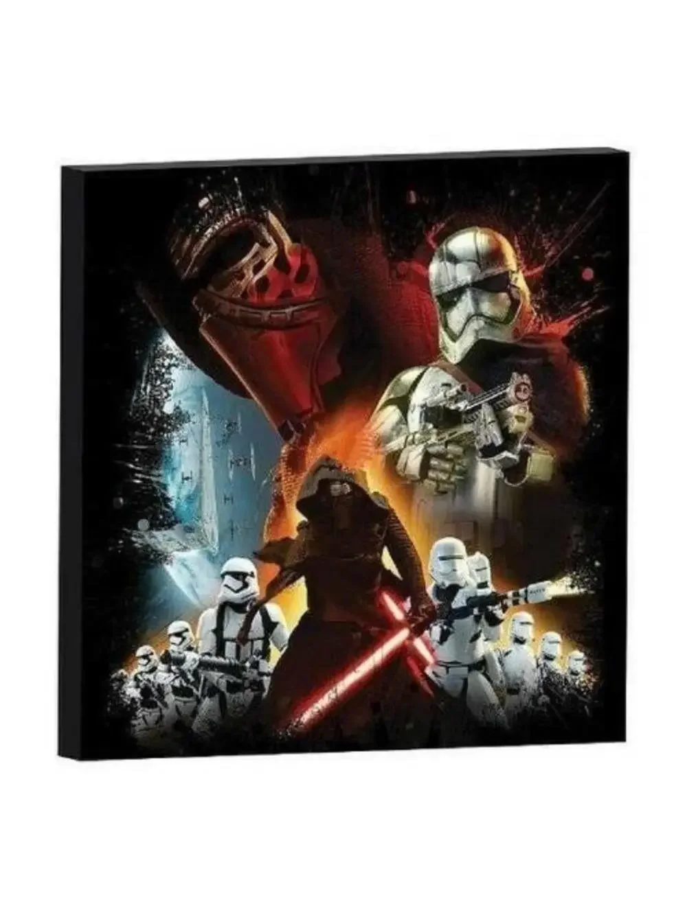 Disney Star Wars Canvas Wall Art Picture Episode VII Vertical Box Frame 16x16